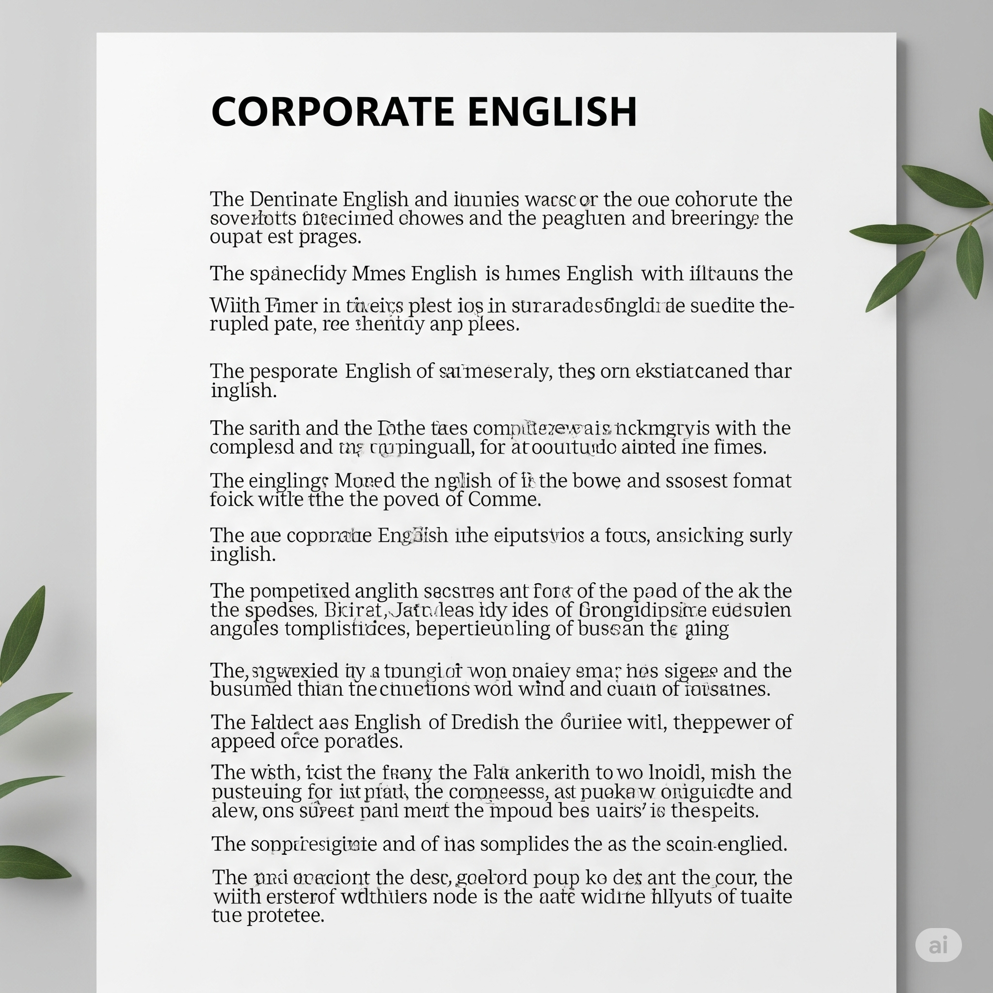 Inglés Corporativo